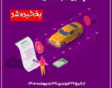 ۱۰۰درصد جرایم دیرکرد تمدید بیمه‌نامه شخص ثالث وسایل نقلیه فاقد بیمه‌نامه بخشیده شد